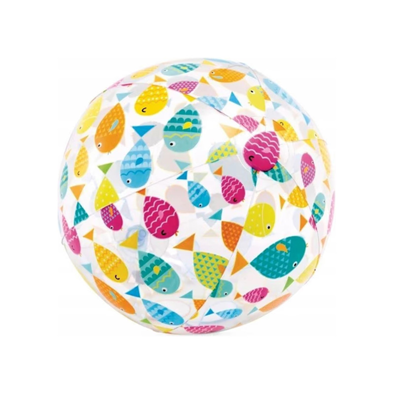 Pelota hinchable playa 51cm - peces colores