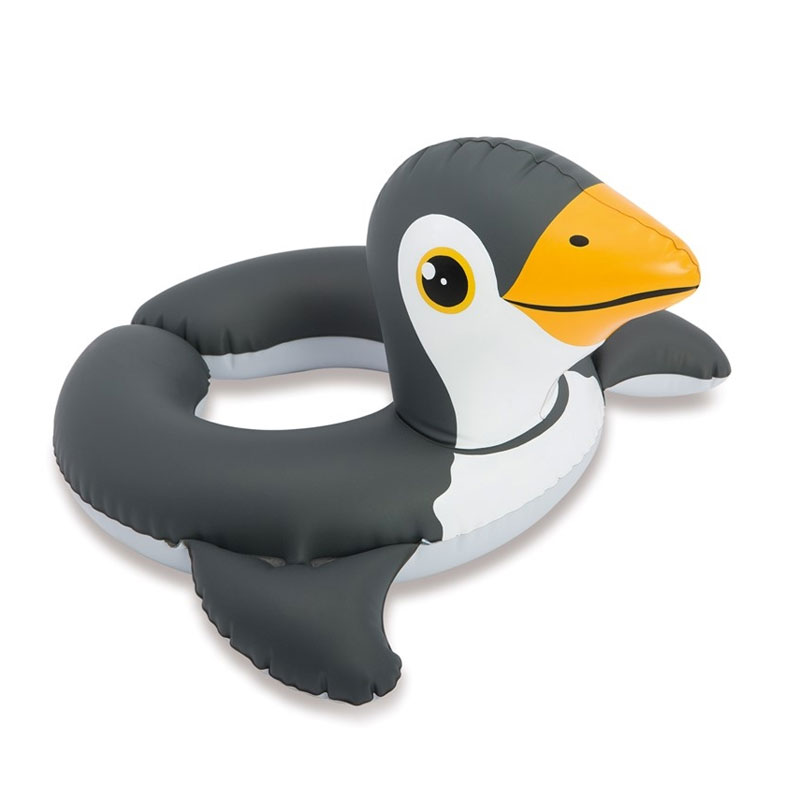 Flotador rueda hinchable pingüino