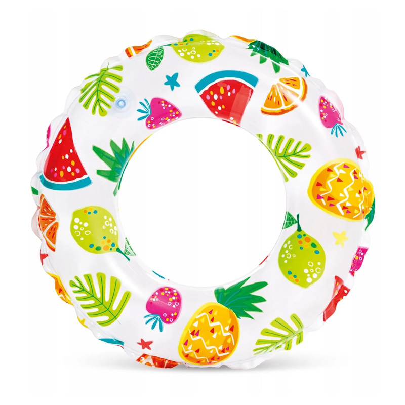 Flotador rueda hinchable piscina - Frutas 51cm