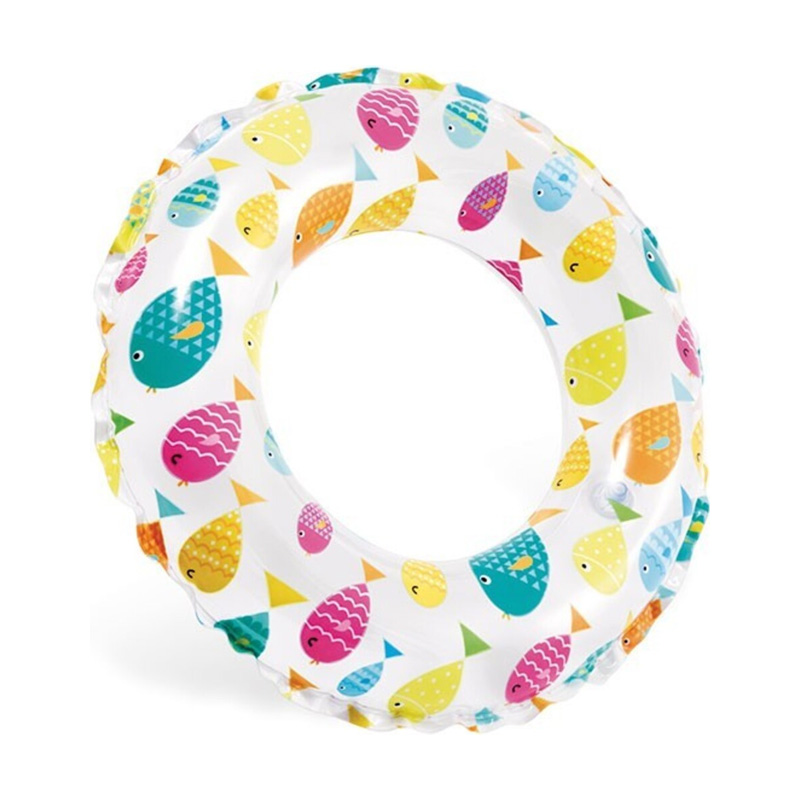 Flotador rueda hinchable piscina 51cm 20" - Peces