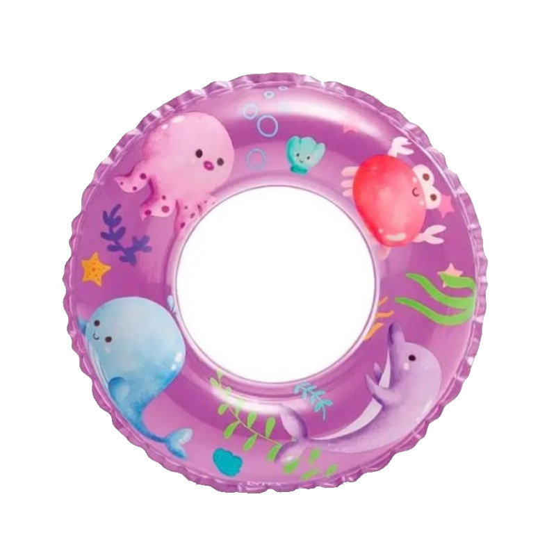 Flotador rueda hinchable piscina 61cm - Delfín