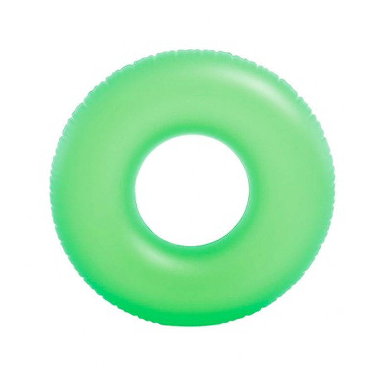 Flotador rueda hinchable piscina Neón - verde