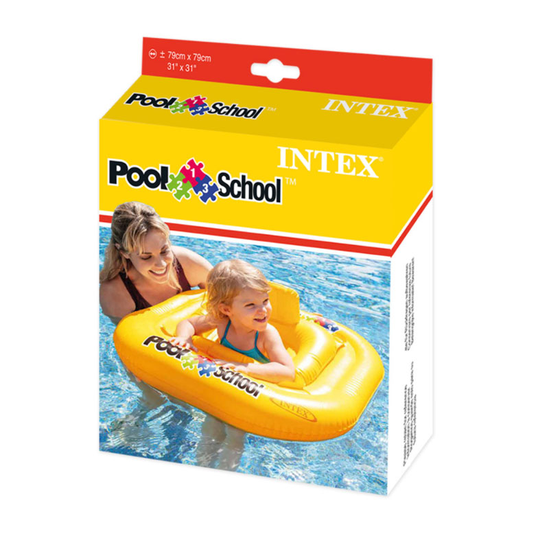 Flotador rueda hinchable bebes Pool School Step 1