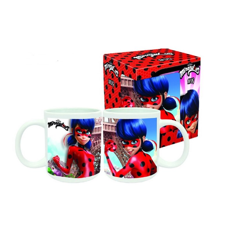 Distribuidor mayorista de Taza cerámica 320ml 11oz Prodigiosa Ladybug (Miraculous) Torre Eiffel
