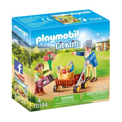 Abuela con Niña Playmobil City Life
