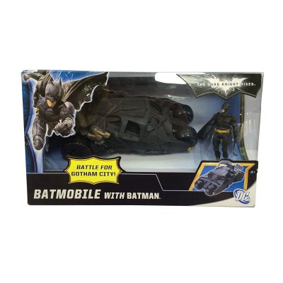 Playset Figura Batman con Batmobile The Dark Knight Rises DC