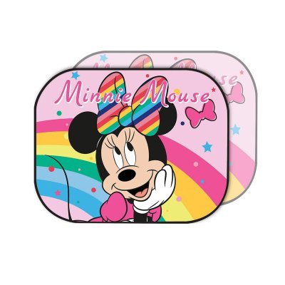 2 parasoles laterales Minnie Mouse Rainbow
