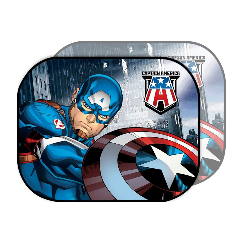 Distribuidor mayorista de 2 parasoles laterales Capitán América Marvel
