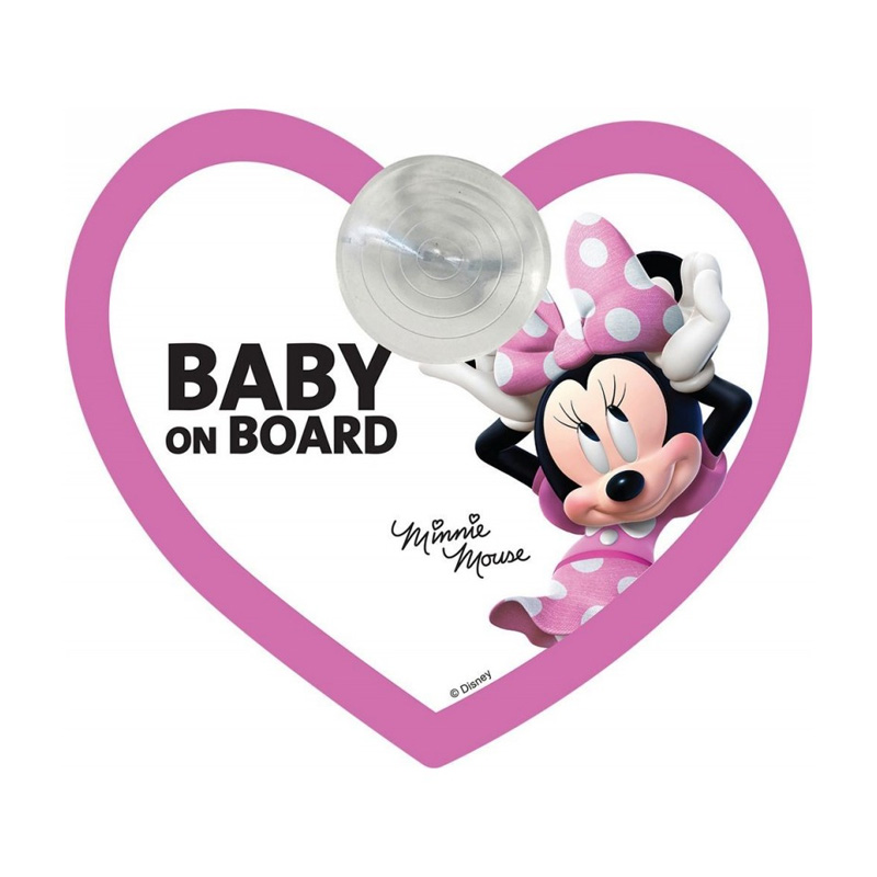 Señal coche baby on board Minnie Mouse 批发