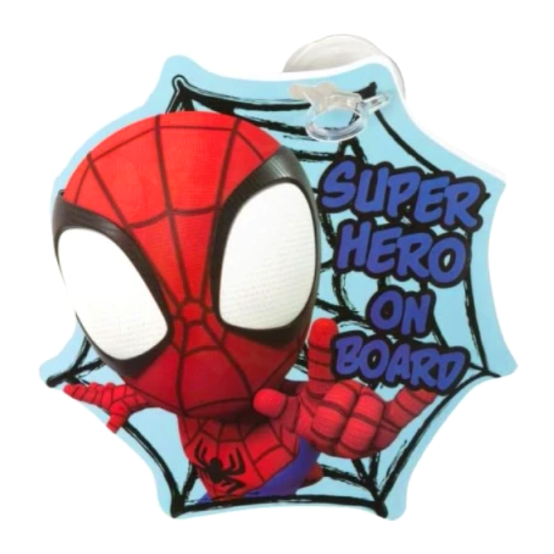 Señal coche baby on board Spidey
