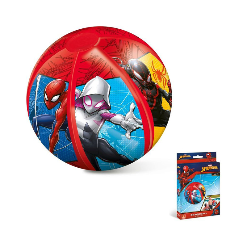 Pelota hinchable playa 50cm Spiderman Marvel