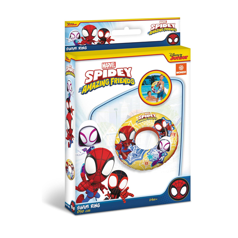 Flotador rueda hinchable piscina Spidey and Amazing Friends 50cm