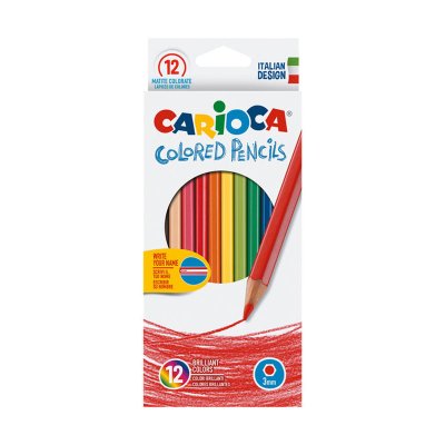 Set de 12 lapices de colores Carioca Colored Pencils 批发