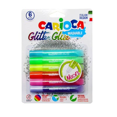 Wholesaler of Glitter Glue Carioca Neon