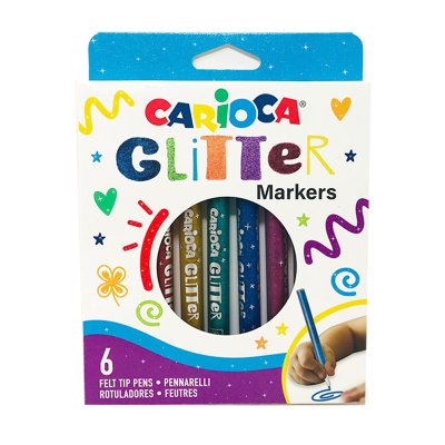Wholesaler of Set 6 rotuladores Carioca Glitter Markers