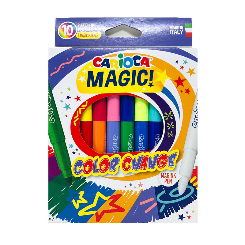 Carioca- Pack de 6 rotuladores, Multicolor, 6 Unidad (Paquete de 1