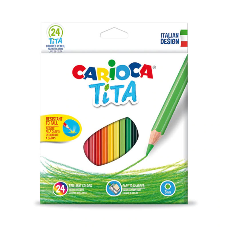 Set 24 lápices de colores Carioca Tita