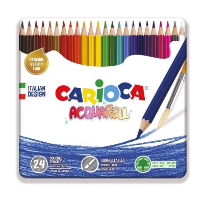 Set 24 lápices de colores Carioca Acquarell