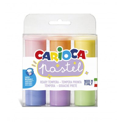 Wholesaler of Set de 6 temperas Carioca Pastel