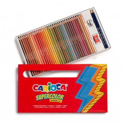 Distribuidor mayorista de Set 38 lápices Carioca Supercolor