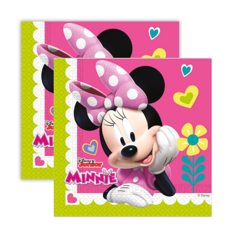 Paquete 20 servilletas 33x33cm Minnie Disney