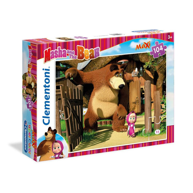 Distribuidor mayorista de Puzzle Masha y el Oso Maxi SuperColor 104 piezas