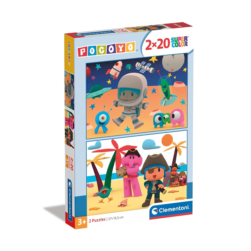 Wholesaler of Puzzles Pocoyo 2x20pzs