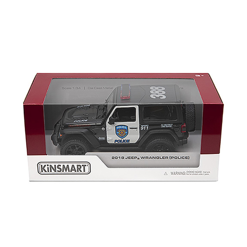 Distribuidor mayorista de Miniatura coche 2018 Jeep Wrangler Police 1:34