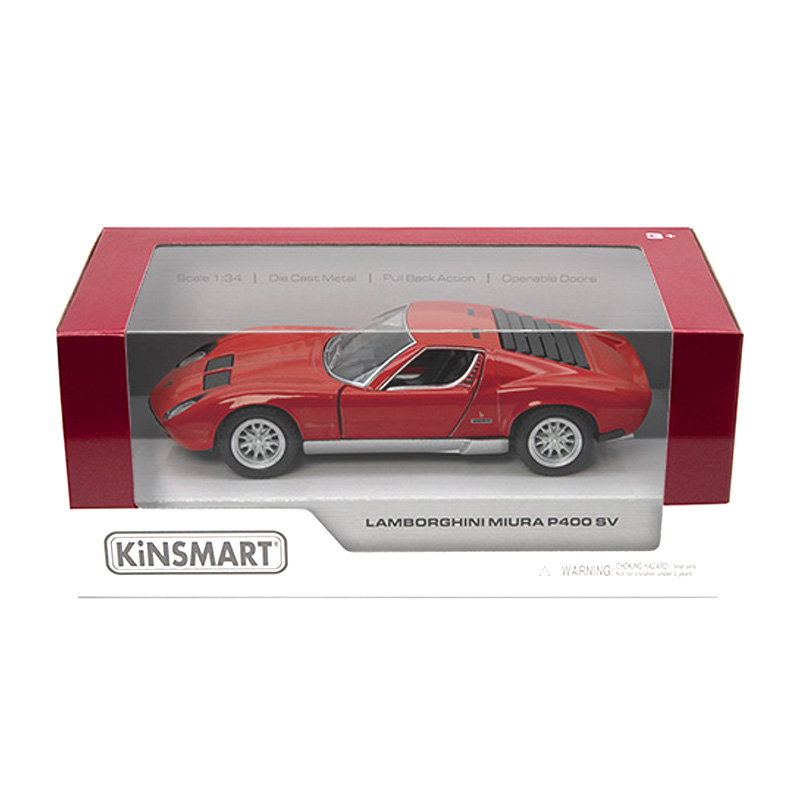 Miniatura coche Lamborghini Miura P400 SV 1:34 - modelos aleatorios