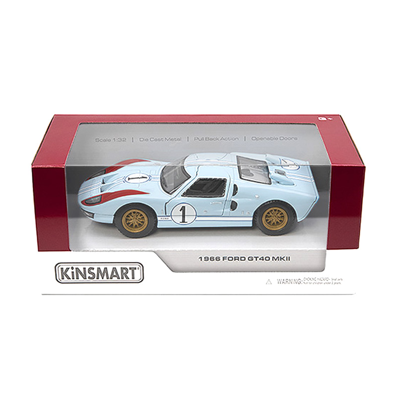 Miniatura coche 966 Ford GT40 MKII Heritage Edition 1:32 - modelos aleatorios