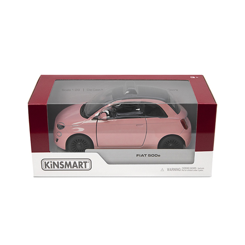 Miniatura coche Fiat 500e Pastel Edition 1:28