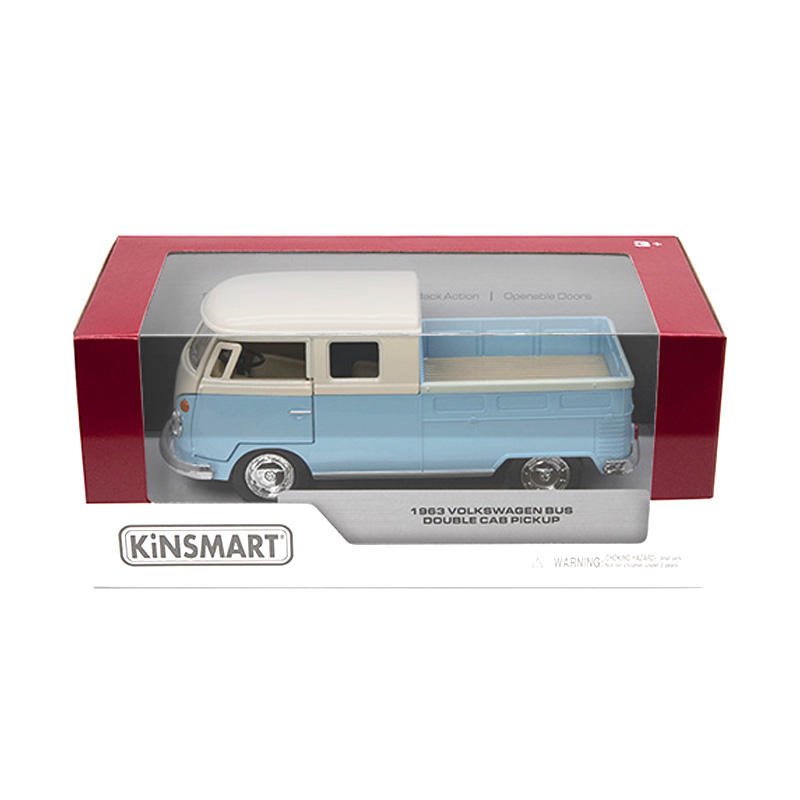 Miniatura coche 1963 Volkswagen Bus Double Cab Pickup - modelos aleatorios