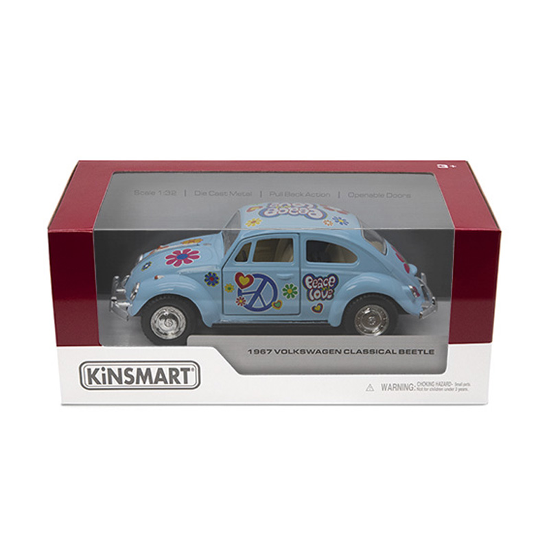 Miniatura coche 1967 Volkswagen Beetle 1:32 - modelos aleatorios