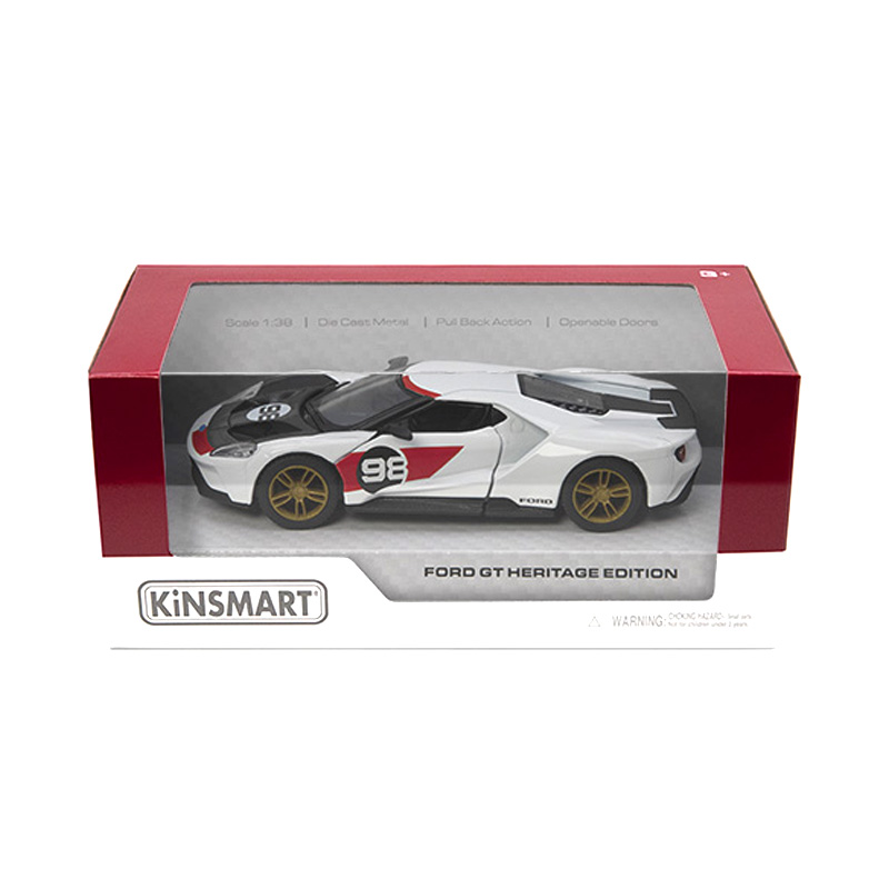 Miniatura coche 2017 Ford GT Heritage Edition 1:38 - modelos aleatorios