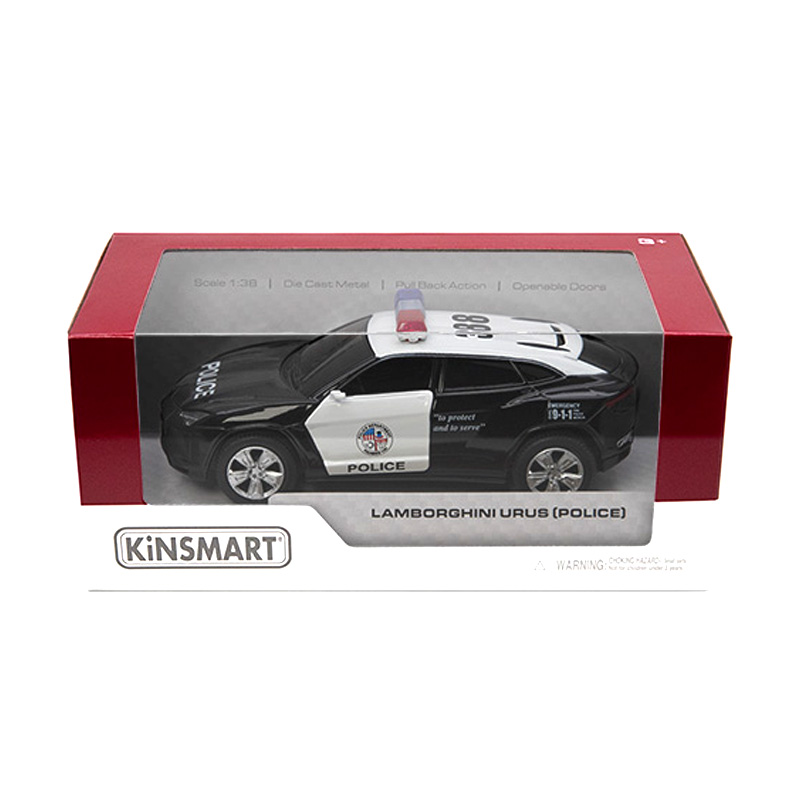 Miniatura coche Lamborghini Urus Police 1:38