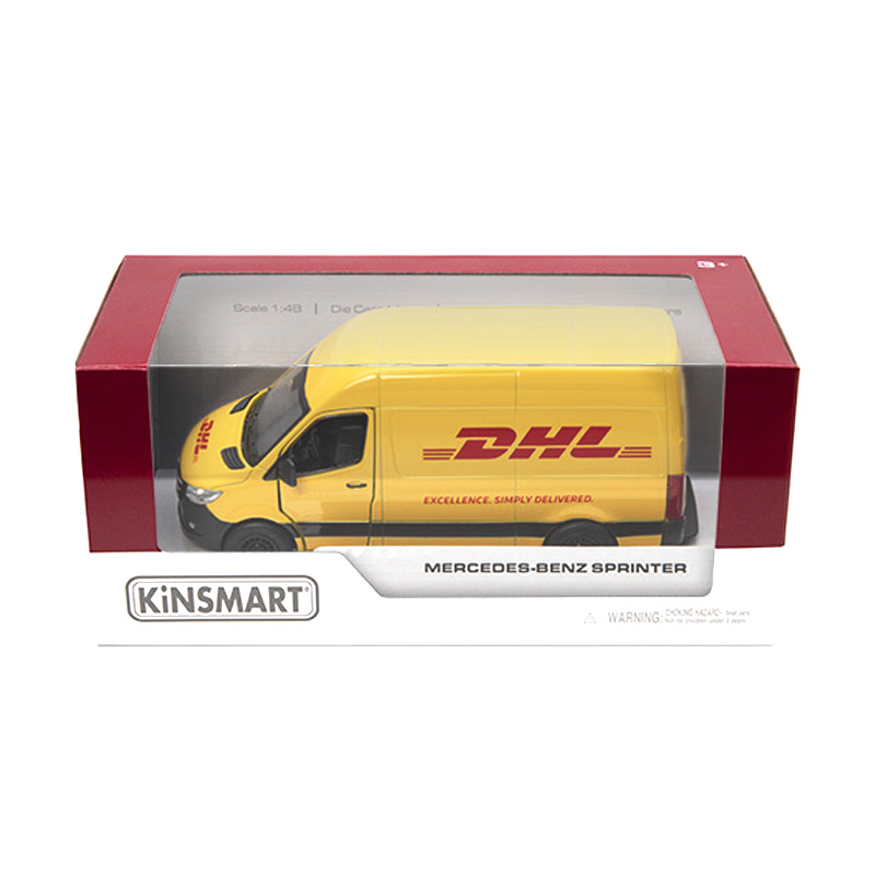 Miniatura coche Mercedes-Benz Sprinter DHL Edition 1:48