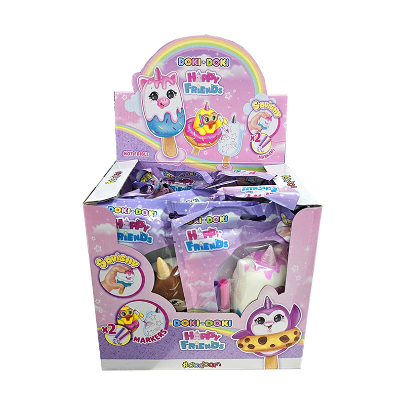 Expositor Doki Doki Squishy Happy Friends