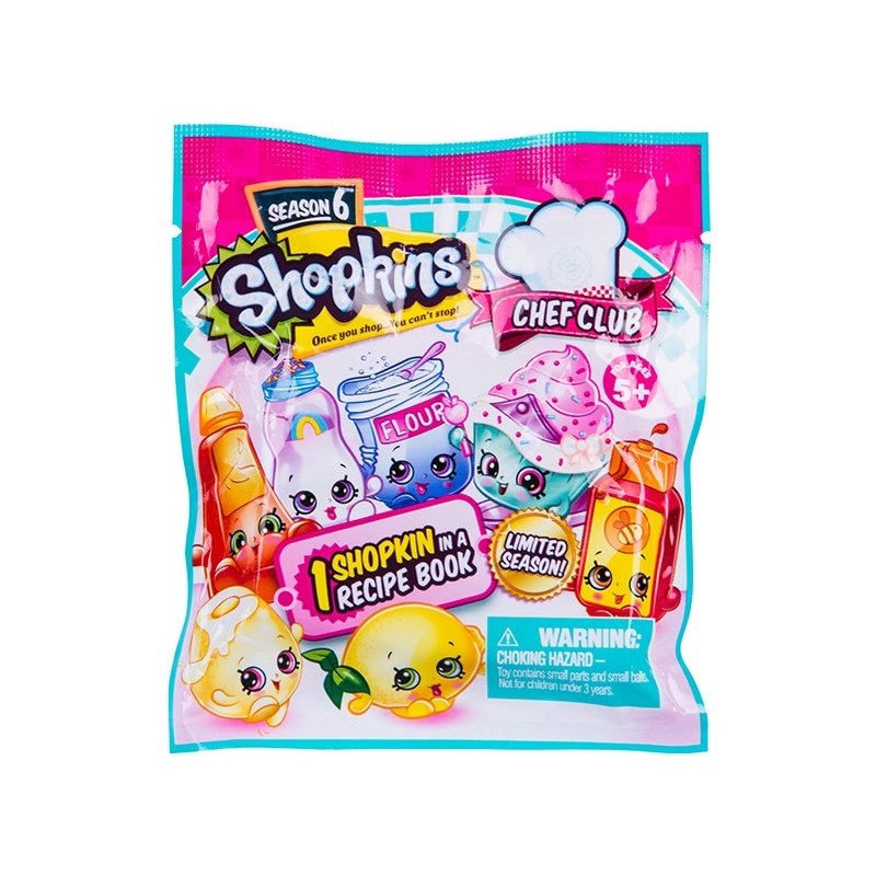 Distribuidor mayorista de Sobres 1 figura Shopkins Club del Chef serie 6
