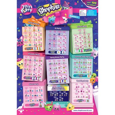 Wholesaler of Sobres Shopkins Join the Party serie 7