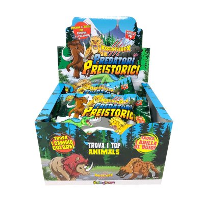 Wholesaler of Expositor Kreaturex Los depredadores de prehistoria (versión italiana)