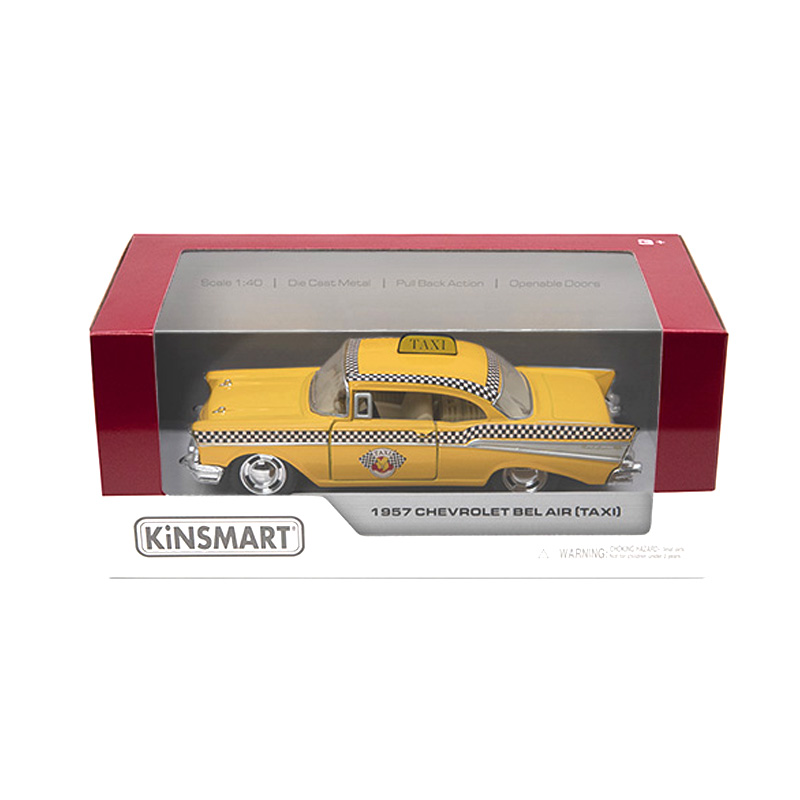 Miniatura coche 1957 Chevrolet Bel Air Taxi 1:40