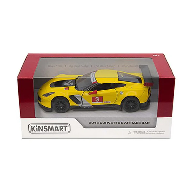 Miniatura coche 216 Corvette CR7.R Race Car 1:38 - modelos aleatorios