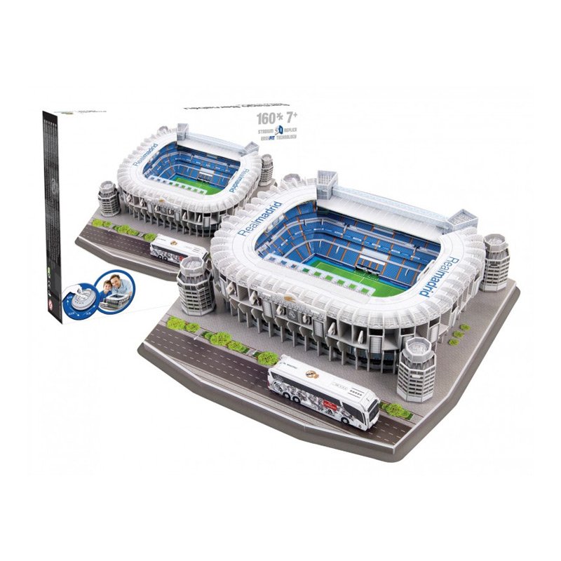 Distribuidor mayorista de Puzzle 3D estadio Santiago Bernabeu Real Madrid