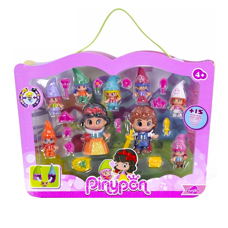 Distribuidor mayorista de Pack Blancanieves y los 7 Enanitas Pinypon