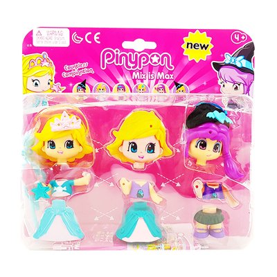 Wholesaler of Figuras Princesa y Bruja Pinypon Mix is Max