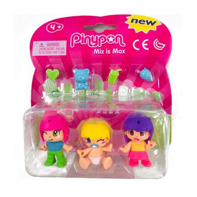 Surtido 4 modelos de figuras niños y bebes Pinypon 批发