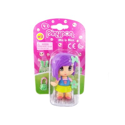 Distribuidor mayorista de Figura individual Pinypon Mix is Max serie 9 - chica violeta
