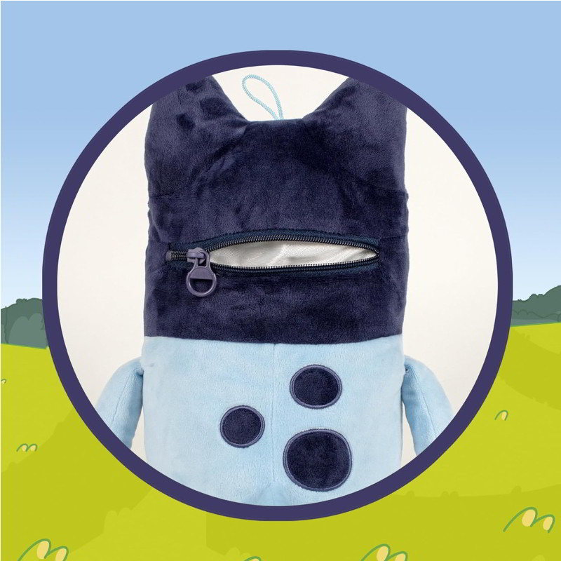 Distribuidor mayorista de Peluche guarda pijamas Bluey 35cm - azul
