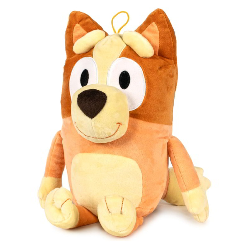 Peluche guarda pijamas Bingo Bluey 35cm - naranja