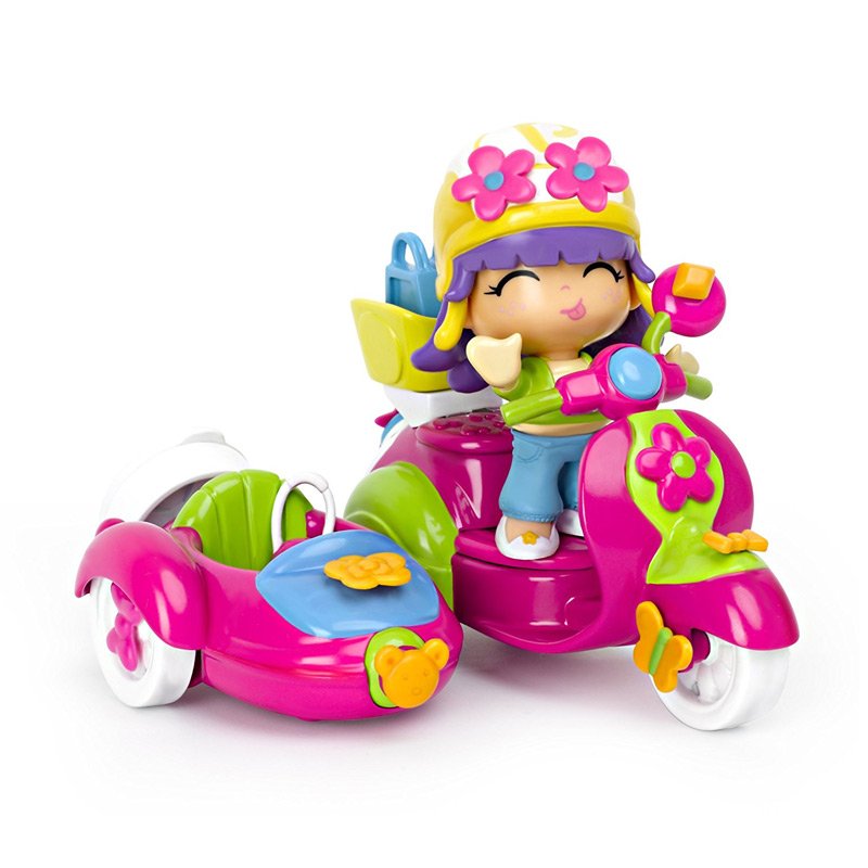 Distribuidor mayorista de Motocicleta rosa con sidecar Pinypon